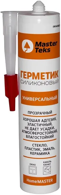 Masterteks Homemaster герметик силиконовый универсальный (260 мл) белый Польша
