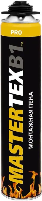Masterteks В1 Pro пена монтажная профессиональная огнеупорная (750 мл)