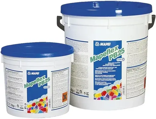 Mapei Mapeflex PB25 2-комп полиуретановый герметик (6 кг (4 кг компонент A + 2 кг компонент B)