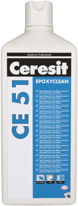 Ceresit CE 51 Epoxyclean очиститель для удаления пятен остатков от затирки (1 л)