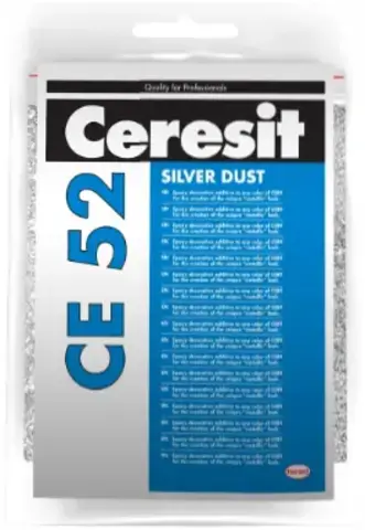 Церезит CE 52 Silver Dust декоративная добавка для эпоксидной затирки (75 г)