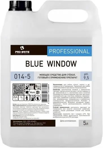 Pro-Brite Blue Window моющее средство для стекол (5 л)