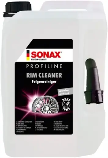 Sonax Profiline Rim Cleaner бескислотное средство для очистки колесных дисков (5 л)