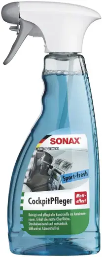 Sonax Cockpit Pfleger очиститель для пластика (500 мл) спорт активная свежесть