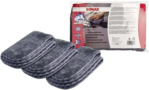 Sonax Profiline LackfinishTuch набор салфеток для ухода за кузовом (3 салфетки)