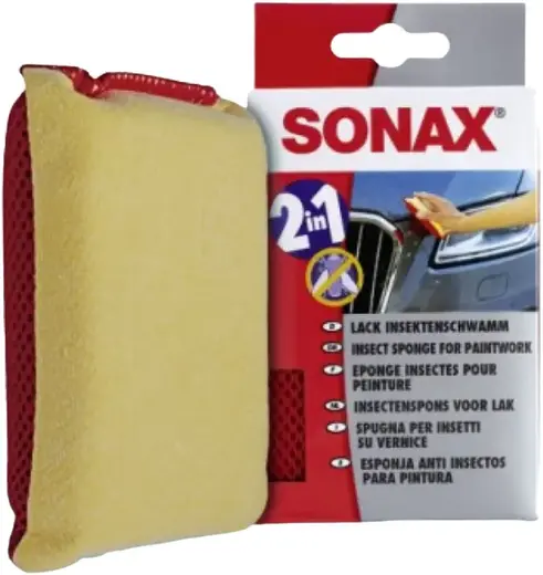 Sonax универсальная губка для удаления насекомых двухсторонняя (158 мм)