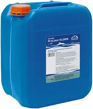 Dolphin Prolaun Klorin L 330 щелочной концентрированный отбеливатель на основе хлора (20 л)