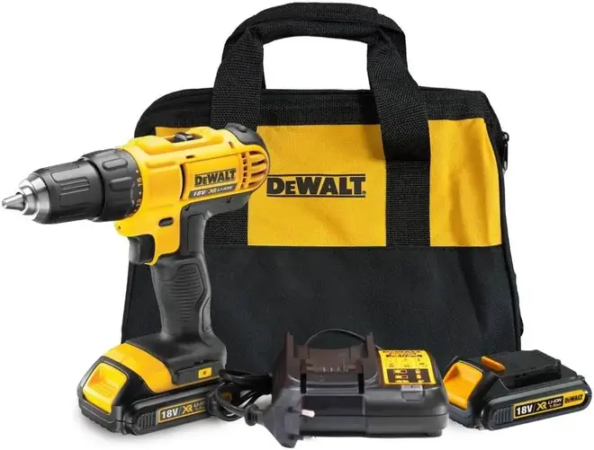 Dewalt DCD771S2 аккумуляторная дрель-шуруповерт (18 В) DCD771S2