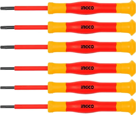 Ingco Industrial набор диэлектрических отверток (6 отверток)