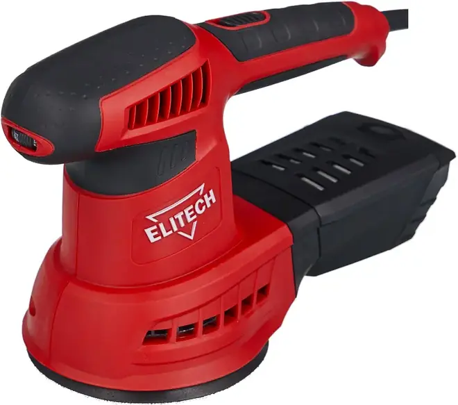 Elitech МШЭ 0412Э шлифмашина эксцентриковая (400 Вт) МШЭ 0412Э