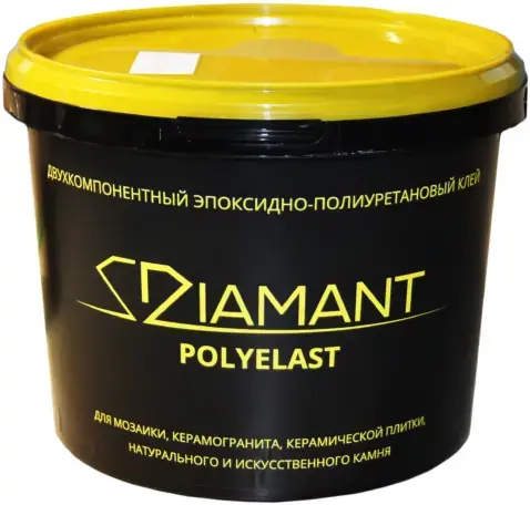 Diamant Polyelast клей эпоксидно-полиуретановый 2-комп (3 кг (паста + отвердитель)