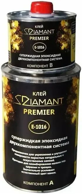 Диамант Клей Premier E 1016 супержидкая эпоксидная 2-комп система (1 кг (750 г + 250 г)
