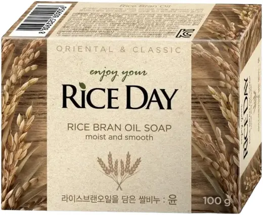 Lion Rice Day Rice Bran Oil мыло туалетное с рисовыми отрубями (100 г)
