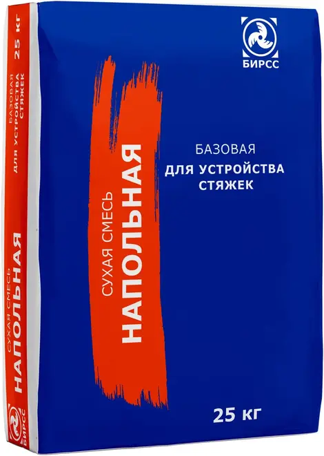 Бирсс М-400 53 С стяжка армированная высокопрочная (25 кг)