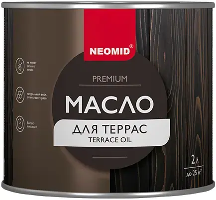 Неомид Premium Terrace Oil масло для террас (2 л) бесцветный