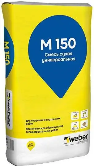 Вебер М150 смесь сухая универсальная (25 кг)