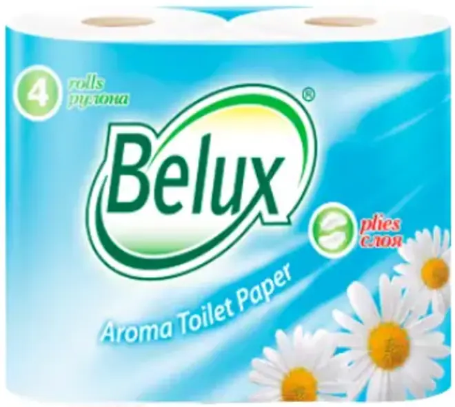 Belux Aroma Ромашка бумага туалетная (4 рулона в упаковке)