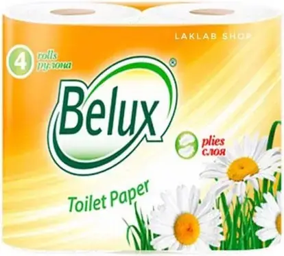 Belux бумага туалетная (4 рулона в упаковке)