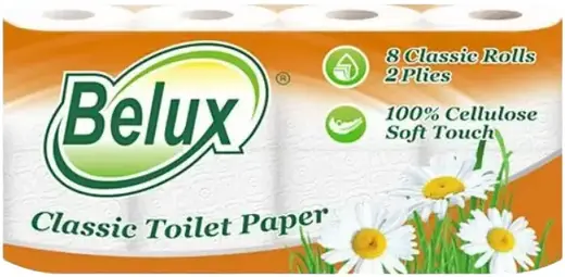 Belux бумага туалетная (8 рулонов в упаковке)
