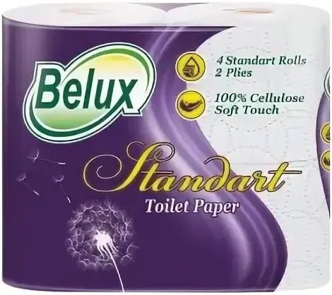 Belux Standart бумага туалетная (4 рулона в упаковке)