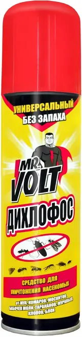 Чиртон Mr.Volt дихлофос средство для уничтожения насекомых (200 мл)