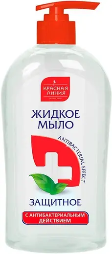 Красная Линия Защитное мыло жидкое с антибактериальным действием (520 г)