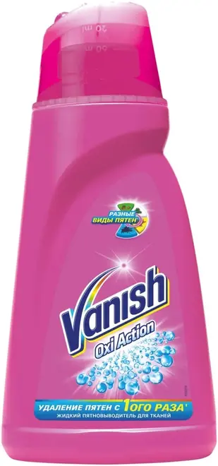 Ваниш Oxi Action пятновыводитель для тканей жидкий (1 л)
