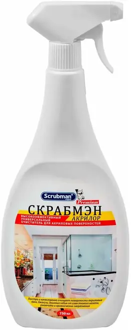Scrubman Акрилор универсальный очиститель для акриловых поверхностей (750 мл)
