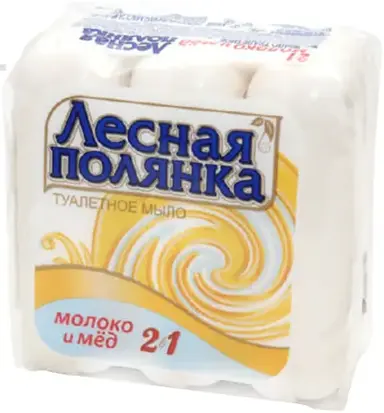 Лесная Полянка Молоко и Мед крем-мыло (1 блок)