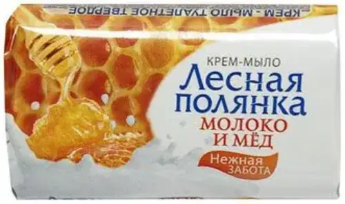 Лесная Полянка Протеины Шелка крем-мыло (90 г)