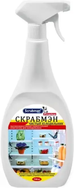 Scrubman Чистый Холодильник спрей для ухода за холодильником (750 мл)