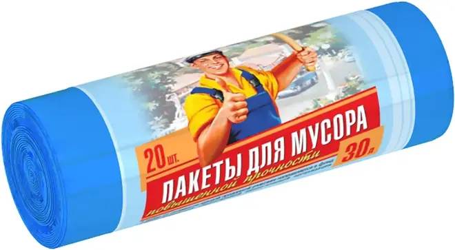 Авикомп Тут Грязи Нет мешки для мусора повышенной прочности (20 пакетов) 60 л