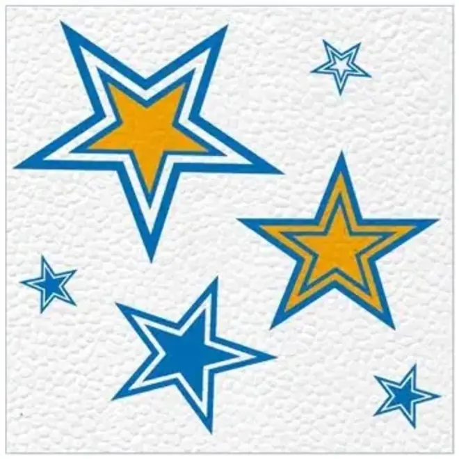 Семья и Комфорт Звездочка салфетки бумажные (100 салфеток в пачке)