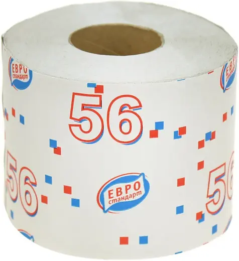 Семья и Комфорт Евро Стандарт 56 бумага туалетная (1 рулон)