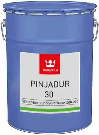 Тиккурила Pinjadur 30 двухкомпонентная водоразбавляемая полиуретановая краска (14.4 л) база FCL