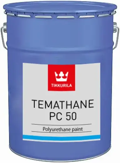 Тиккурила Temathane PC 50 двухкомпонентная полуглянцевая полиуретановая краска (7.5 л) база TVL