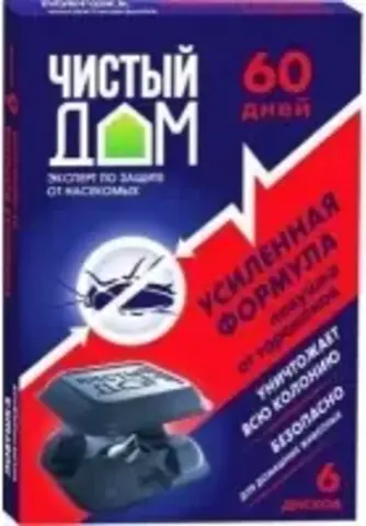 Чистый Дом ловушка инсектицидная от тараканов (6 ловушек)