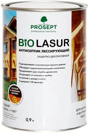 Просепт Bio Lasur антисептик лессирующий защитно-декоративный (900 мл) бук