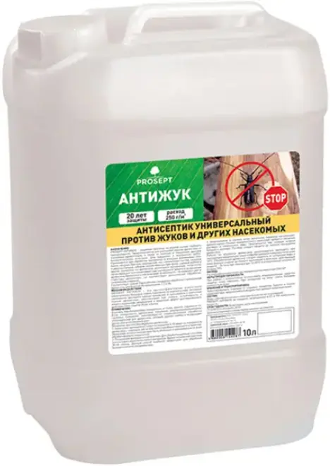 Просепт Антижук антисептик универсальный против жуков и других насекомых (10 л)