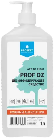 Просепт Prof-DZ Кожный Антисептик дезинфицирующее средство (1 л)