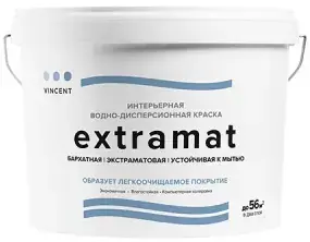 Vincent Extramat водно-дисперсионная краска (8.1 л) бесцветная