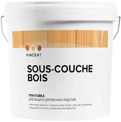 Vincent Sous-Couche Bois грунтовка для защиты деревянных изделий (900 мл)