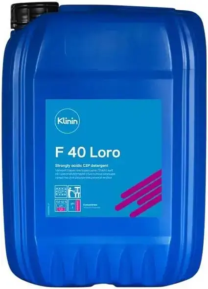 Klinin F 40 Loro средство моющее кислотное для рециркуляционной мойки (20 л)