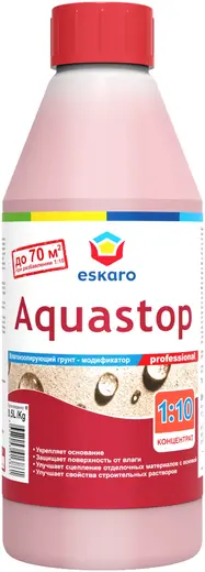 Eskaro Aquastop Professional влагоизолирующий грунт-модификатор (500 мл)
