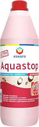 Eskaro Aquastop Professional влагоизолирующий грунт-модификатор (1 л)