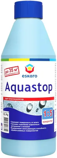 Eskaro Aquastop грунт-влагоизолятор глубокого проникновения (500 мл)