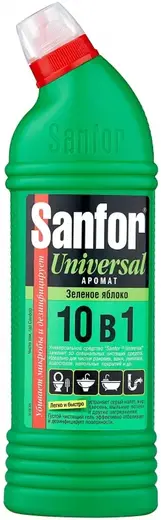 Санфор Universal Зеленое Яблоко средство чистящее универсальное 10 в 1 (750 мл)