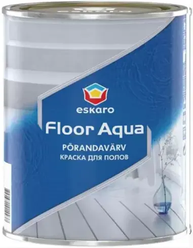 Eskaro Floor Aqua краска для полов (2.7 л) белая