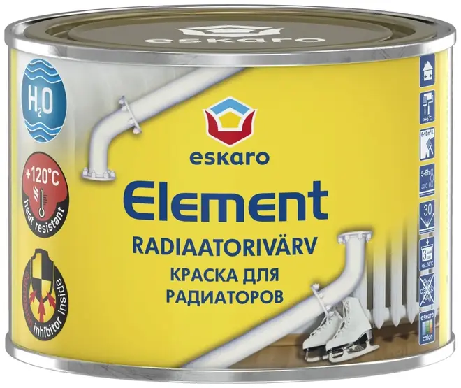 Eskaro Element краска для радиаторов (450 мл) белая