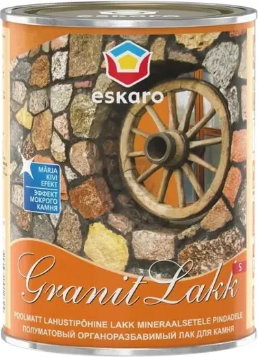 Eskaro Granit Lakk S органоразбавимый лак для камня (1 л)